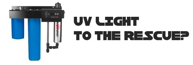 UV light water treatment